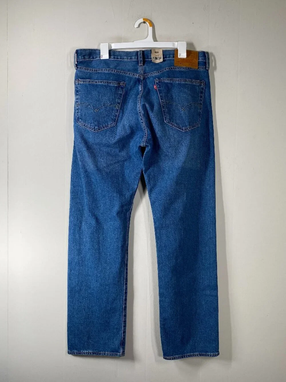 Levi's Premium 501 Denim Jeans Men's 36 x 32 Mid Rise Button Fly Blue Casual NWT